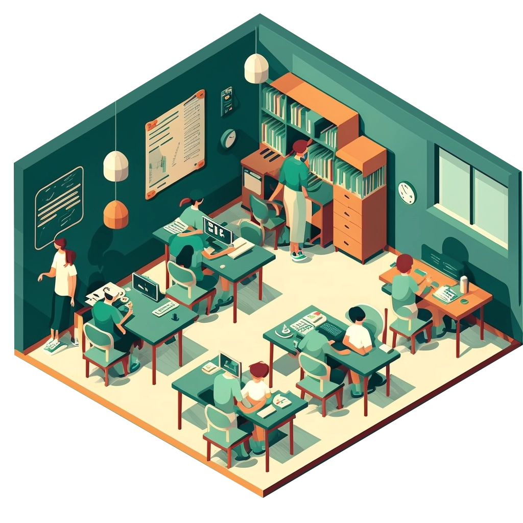 Classroom illustration